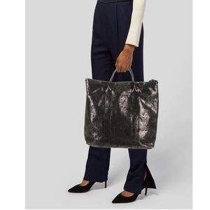 NWT ATM Metallic Suede Tote